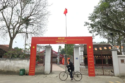 Không khí rộn ràng tại xã đảo duy nhất của Thủ đô trước ngày bầu cử