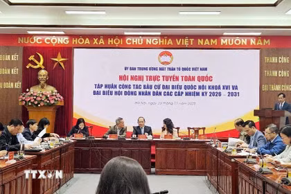 Quang cảnh hội nghị. (Ảnh: Phúc Hằng/TTXVN)