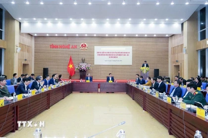 Quang cảnh buổi giám sát. (Ảnh: Trịnh Duy Hưng/TTXVN)