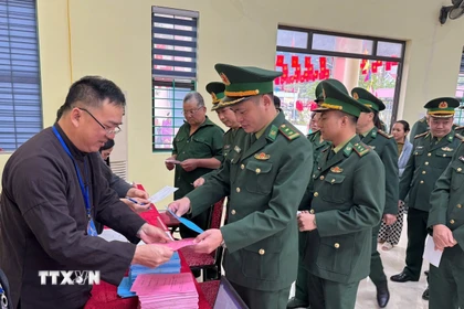 Cao Bằng: Tỷ lệ cử tri tham gia bầu cử đạt trên 99,93% 
