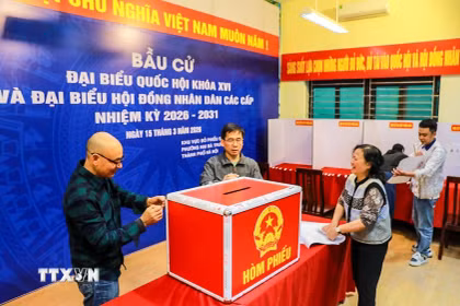 Các bước chuẩn bị cuối cùng đang dần được hoàn thành. (Ảnh: Khánh Hòa/TTXVN)