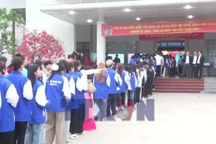 Sinh viên Đại học Thái Nguyên háo hức tham gia bầu cử