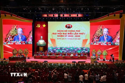 Tổng Bí thư Tô Lâm phát biểu chỉ đạo. (Ảnh: Phạm Kiên/ TTXVN)