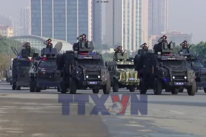 Các lực lượng đảm bảo an ninh tuyệt đối cho Đại hội XIV của Đảng 