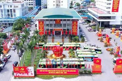 Đại hội đại biểu Đảng bộ tỉnh lần thứ XVI, nhiệm kỳ 2025-2030 diễn ra tại Trung tâm Tổ chức hội nghị tỉnh (phường Hạ Long). (Nguồn: Cổng Thông tin Điện tử tỉnh Quảng Ninh)