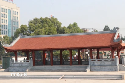 Khu nhà phụ trợ đã được hoàn thành. (Ảnh: Thanh Thương/TTXVN)