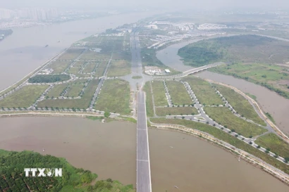 Trục kinh tế hành lang sông Đồng Nai cùng Khu thương mại tự do, Khu đô thị sân bay kỳ vọng sẽ là cực tăng trưởng mới của Đồng Nai. (Ảnh: Sỹ Tuyên/TTXVN)