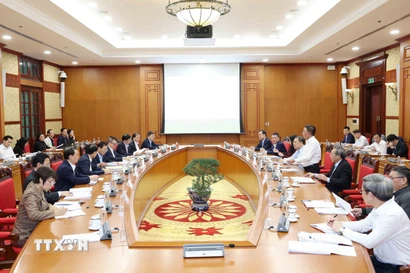 Quang cảnh cuộc họp. (Ảnh: Phương Hoa/TTXVN)