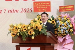 Phó Thủ tướng Chính phủ Hồ Đức Phớc phát biểu chỉ đạo Đại hội. (Ảnh: Xuân Anh/TTXVN)