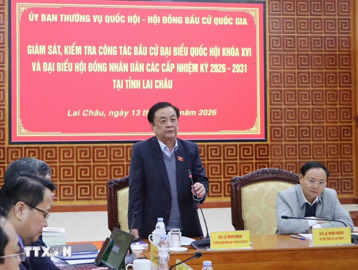 Phó Chủ tịch Quốc hội Lê Minh Hoan kết luận tại hội nghị. (Ảnh: Nguyễn Oanh/TTXVN)