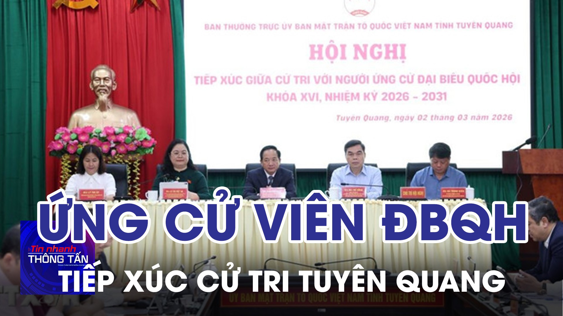 Ứng cử viên Đại biểu Quốc hội khóa XVI tiếp xúc cử tri Tuyên Quang