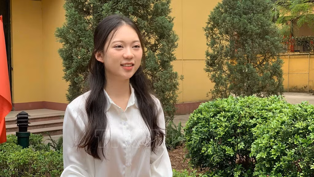 Bạn Đỗ Phạm Trâm Anh, 19 tuổi, sinh viên năm 2 ngành Tài chính Ngân hàng, trường Đại học Công Đoàn Hà Nội