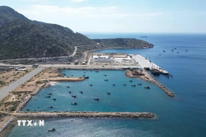 Cảng biển tổng hợp Cà Ná ở Khánh Hòa. (Ảnh: Minh Quyết/TTXVN)