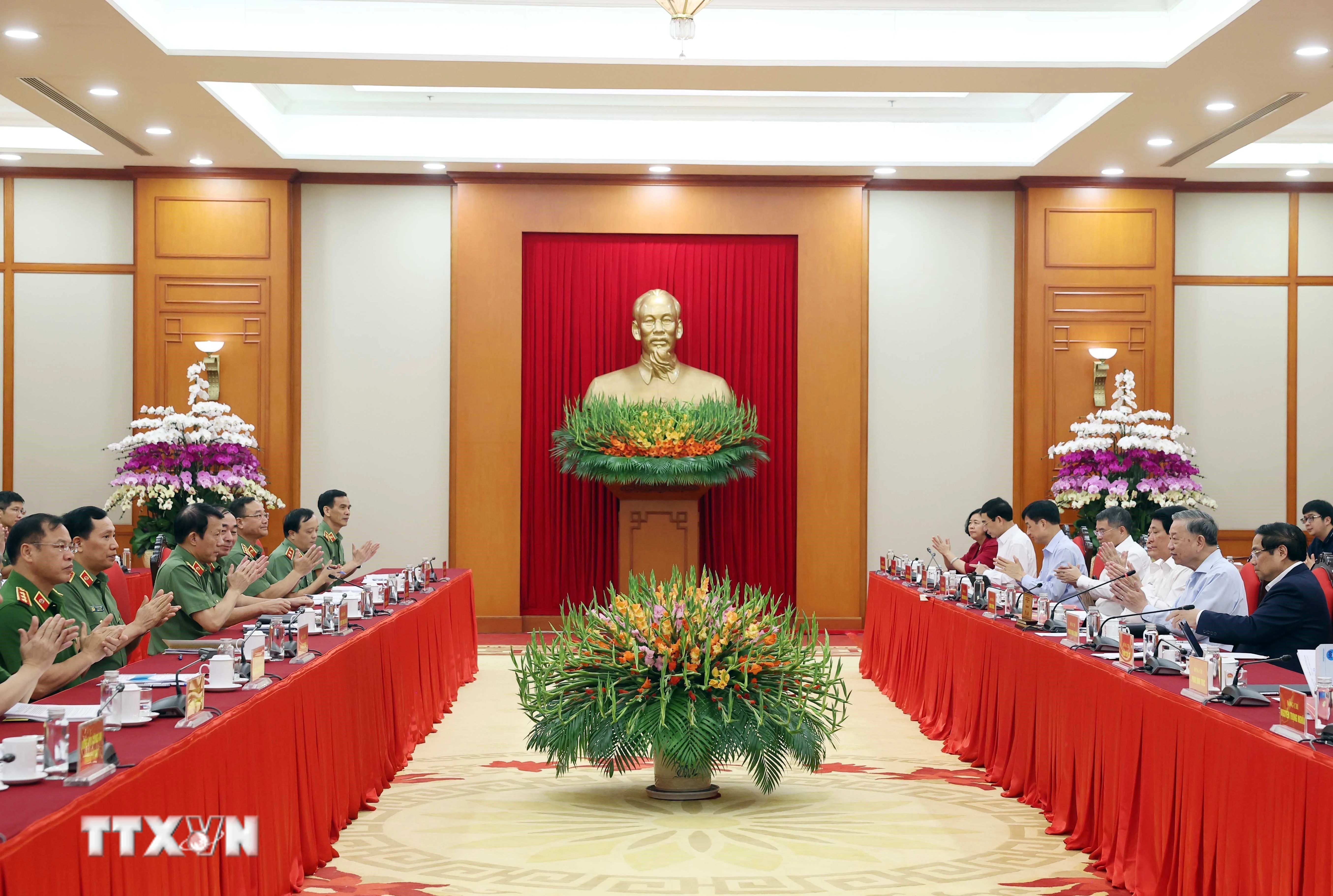 Tổng Bí thư Tô Lâm phát biểu. (Ảnh: Thống Nhất/TTXVN)