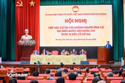 Hải Phòng tổ chức tiếp xúc cử tri, vận động bầu cử công khai, công bằng