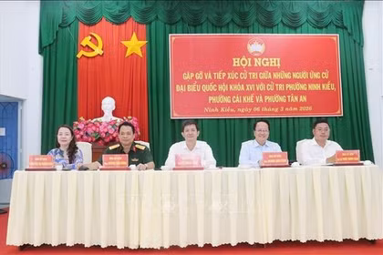 Bầu cử Quốc hội và HĐND: Cử tri đồng thuận với chương trình hành động của các ứng cử viên
