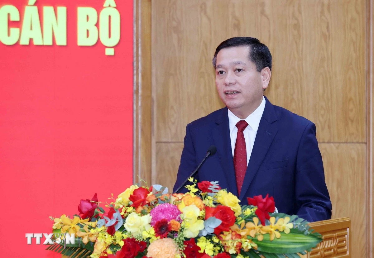 Đồng chí Nguyễn Long Hải, Ủy viên Dự khuyết Trung ương Đảng, Phó Bí thư Thường trực Đảng ủy các cơ quan Đảng Trung ương. (Ảnh: Phương Hoa/TTXVN)
