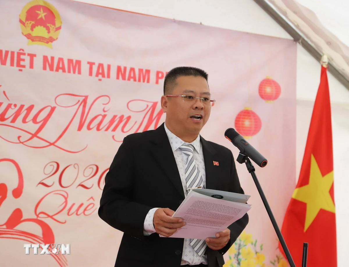 Ông Lê Hoài Nam, Trưởng ban Liên lạc Cộng đồng Việt Nam tại Nam Phi. (Ảnh: Hồng Minh/TTXVN)