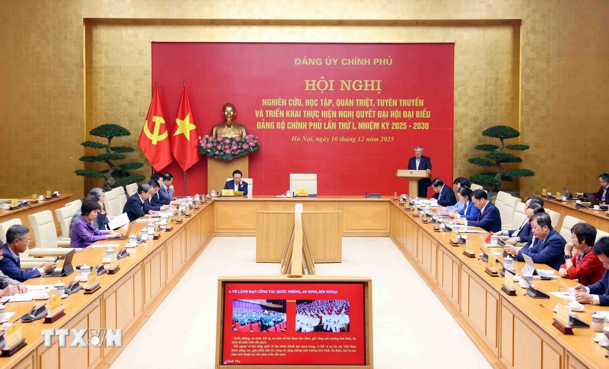 Quang cảnh hội nghị. (Ảnh: Phạm Kiên/TTXVN)