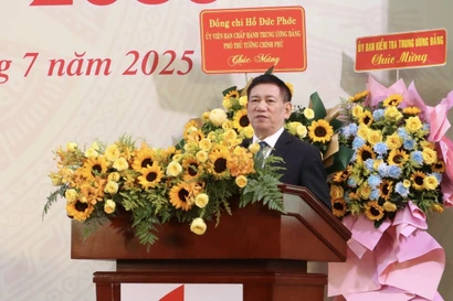 Phó Thủ tướng Chính phủ Hồ Đức Phớc phát biểu chỉ đạo Đại hội. (Ảnh: Xuân Anh/TTXVN)