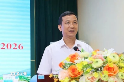 Phó Giáo sư, Tiến sỹ Đậu Bá Thìn, Phó Hiệu trưởng Trường Đại học Hồng Đức. (Ảnh: Khiếu Tư/TTXVN)