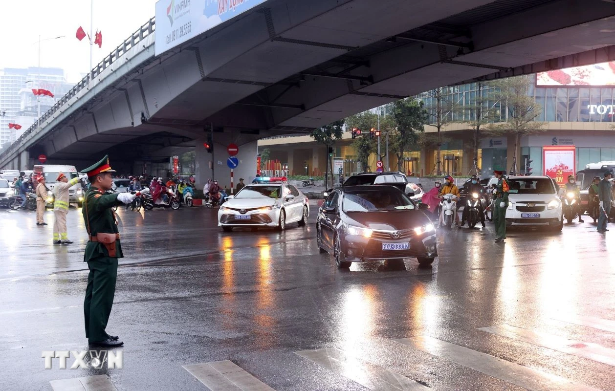 Điều chỉnh phân luồng giao thông phục vụ Đại hội XIV của Đảng