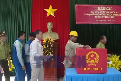 Cà Mau: Rộn ràng không khí bầu cử sớm tại cụm đảo Hòn Khoai