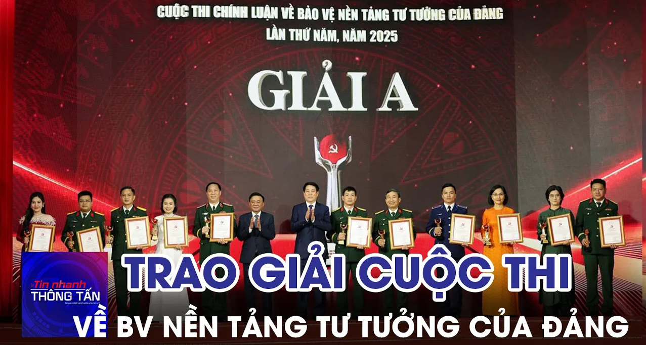 Trao giải cuộc thi chính luận về bảo vệ nền tảng tư tưởng của Đảng