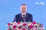 Tổng Bí thư Tô Lâm phát biểu tại lễ kỷ niệm. (Ảnh: Lâm Khánh/TTXVN)