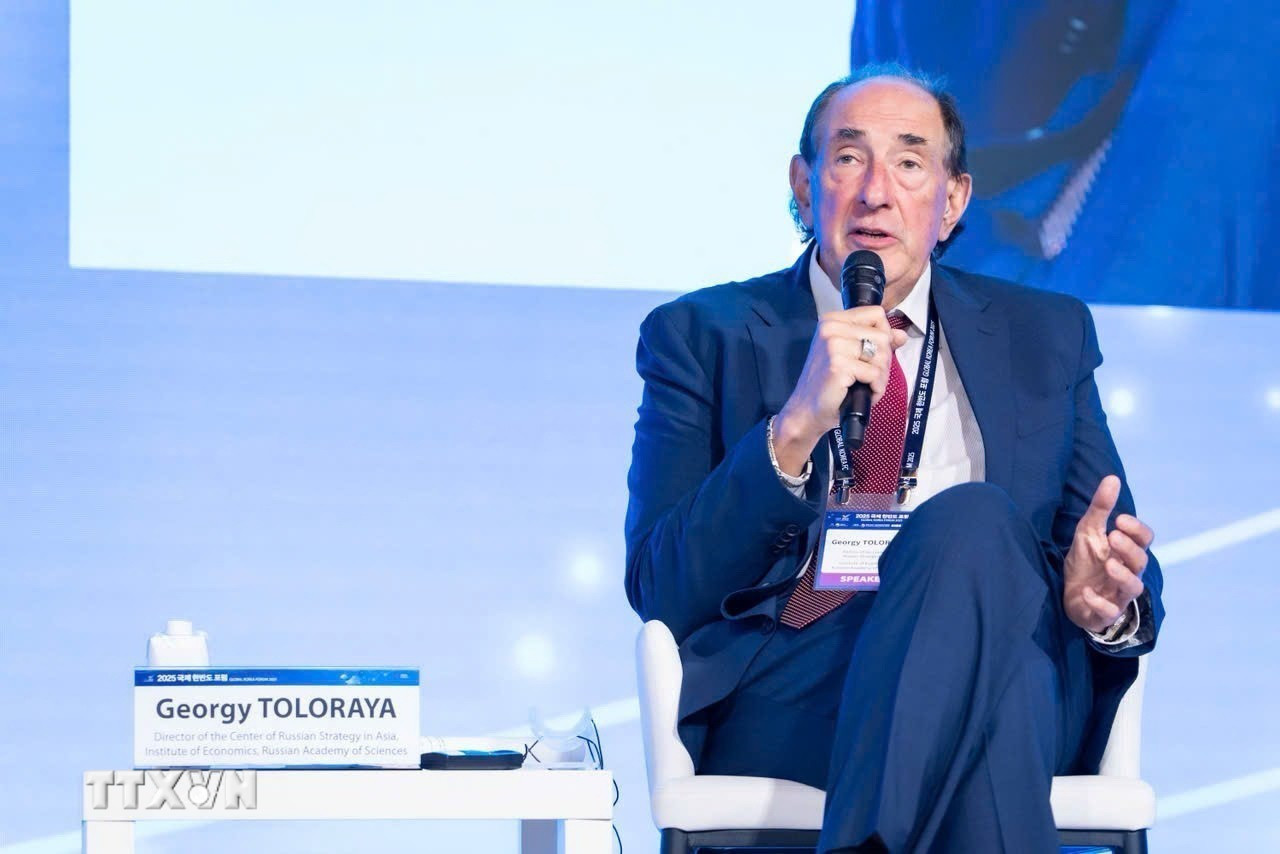 Giáo sư, Tiến sỹ Gheorghi Toloraia. (Ảnh: Nhân vật cung cấp/TTXVN phát)