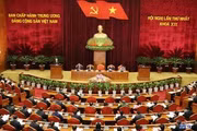 Hội nghị lần thứ nhất Ban Chấp hành Trung ương Đảng khóa XII. Ảnh: TTXVN