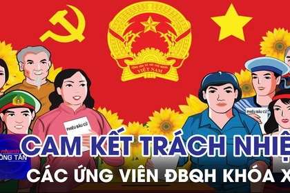 Cam kết trách nhiệm của các ứng cử viên ĐBQH khóa XVI