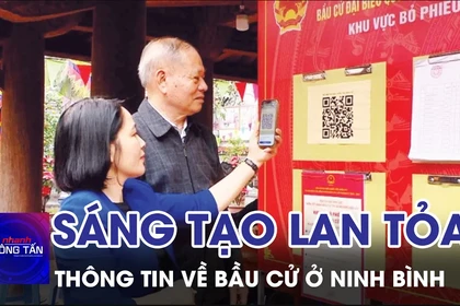 Sáng tạo, lan tỏa thông tin về bầu cử ở Ninh Bình 