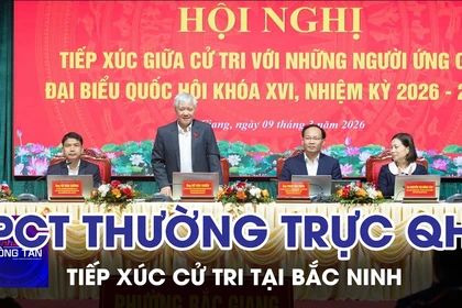 Phó Chủ tịch Thường trực Quốc hội Đỗ Văn Chiến tiếp xúc cử tri 