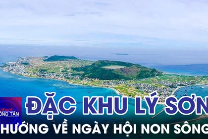 Đặc khu Lý Sơn hướng về Ngày hội non sông 
