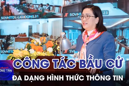 Đa dạng hình thức truyền tải thông tin về công tác bầu cử