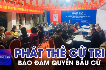 Phát thẻ cử tri bảo đảm quyền bầu cử của công dân