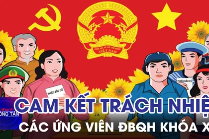 Cam kết trách nhiệm của các ứng cử viên ĐBQH khóa XVI