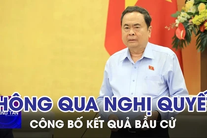 Thông qua Nghị quyết công bố kết quả bầu cử 