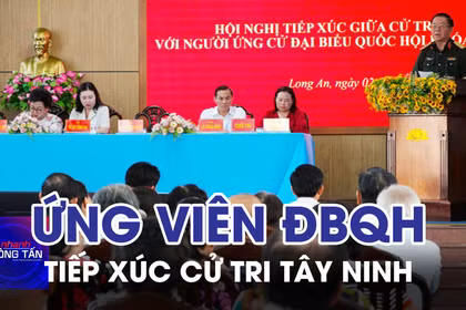 Hội nghị giới thiệu chương trình hành động của người ứng cử đại biểu Quốc hội tỉnh Tây Ninh