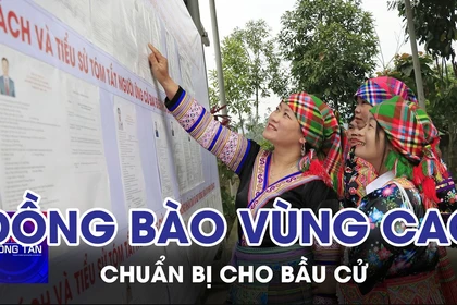 Đồng bào vùng cao tại Lào Cai chuẩn bị cho bầu cử
