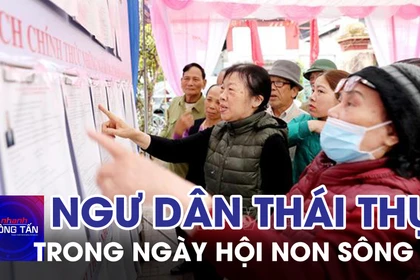 Ngư dân Thái Thụy trong ngày hội non sông 