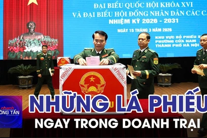 Bầu cử tại Bộ tư lệnh Bộ đội Biên phòng: Những lá phiếu ngay trong doanh trại 