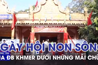 Đồng bào Khmer Vĩnh Long nô nức đi bầu cử