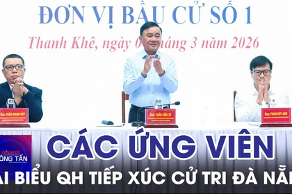 Các ứng viên Đại biểu Quốc hội tiếp xúc cử tri Đà Nẵng