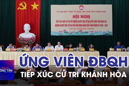 Ứng cử viên ĐBQH tỉnh Khánh Hòa tiếp xúc cử tri 
