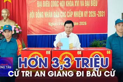Hơn 3,3 triệu cử tri An Giang đi bầu cử 