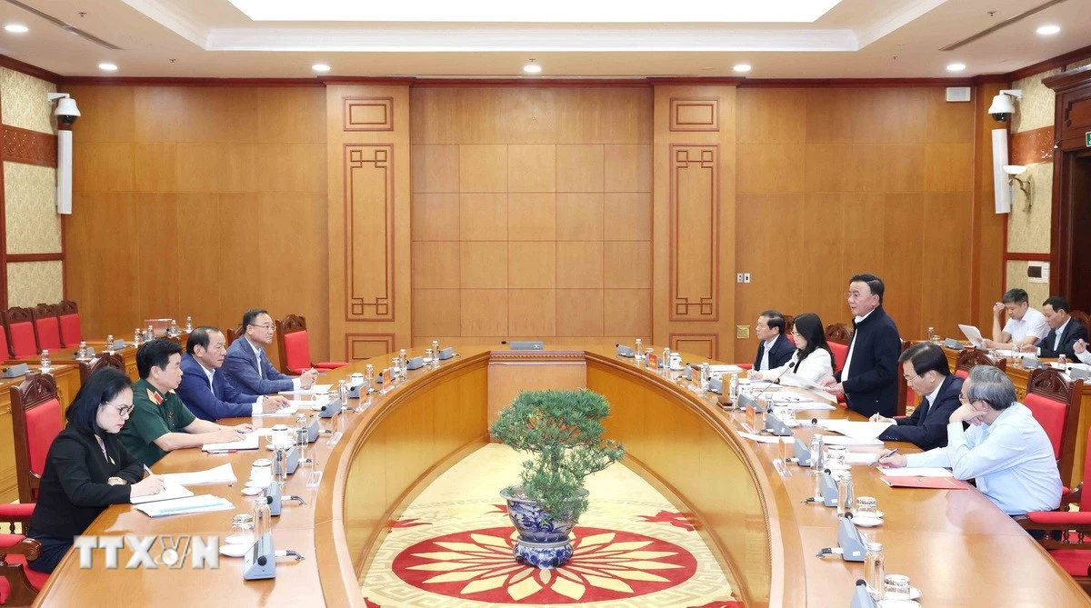 Quang cảnh phiên họp. (Ảnh: Phương Hoa/TTXVN)