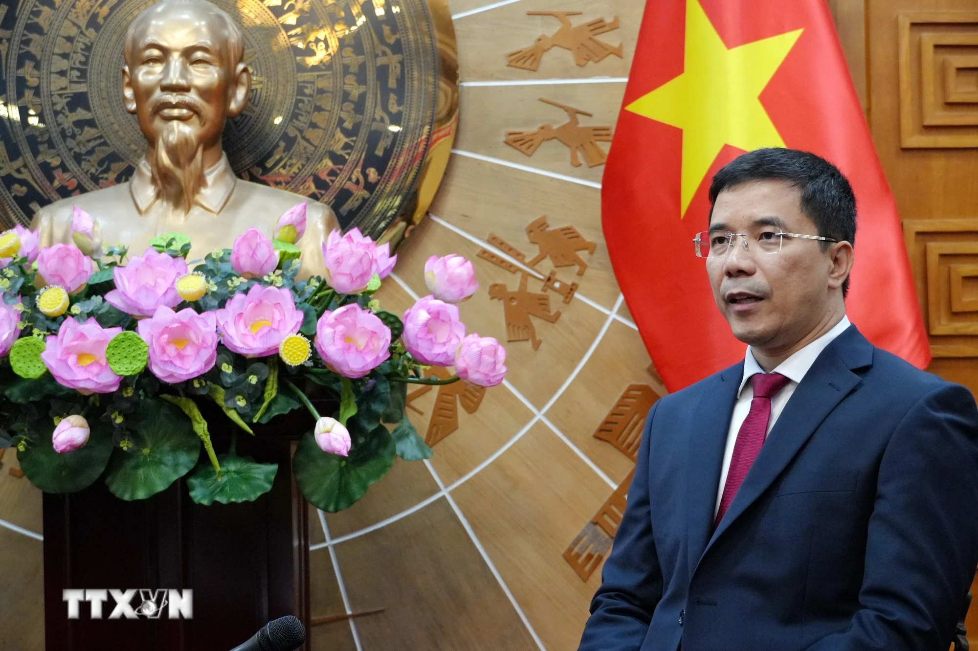 Phó Bí thư Thường trực Tỉnh ủy Thanh Hóa Nguyễn Hồng Phong. (Ảnh: Việt Hoàng/TTXVN)