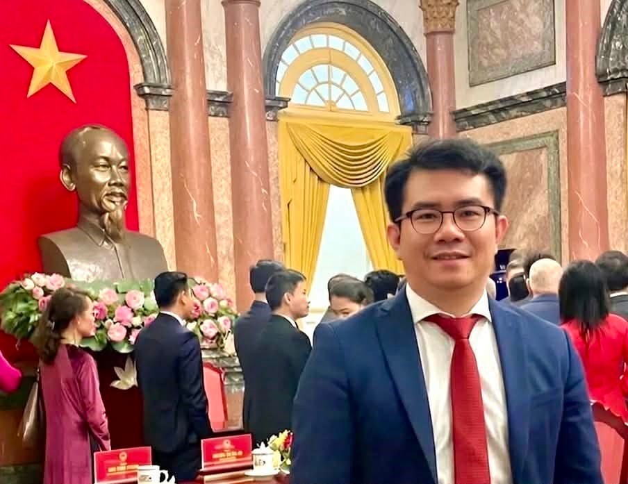 Ông Phạm Khánh Nam - Tổng Biên tập Tạp chí Hương Việt tại Đức. (Ảnh: TTXVN phát)